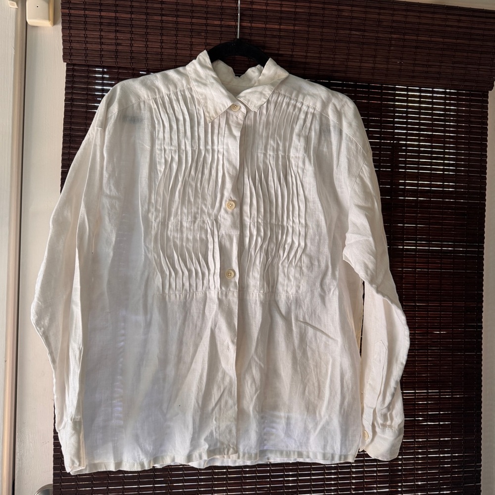 Vintage ELLEN TRACY Tuxedo Shirt